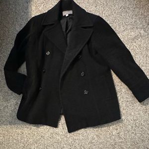 Wool Pea Coat Size Large